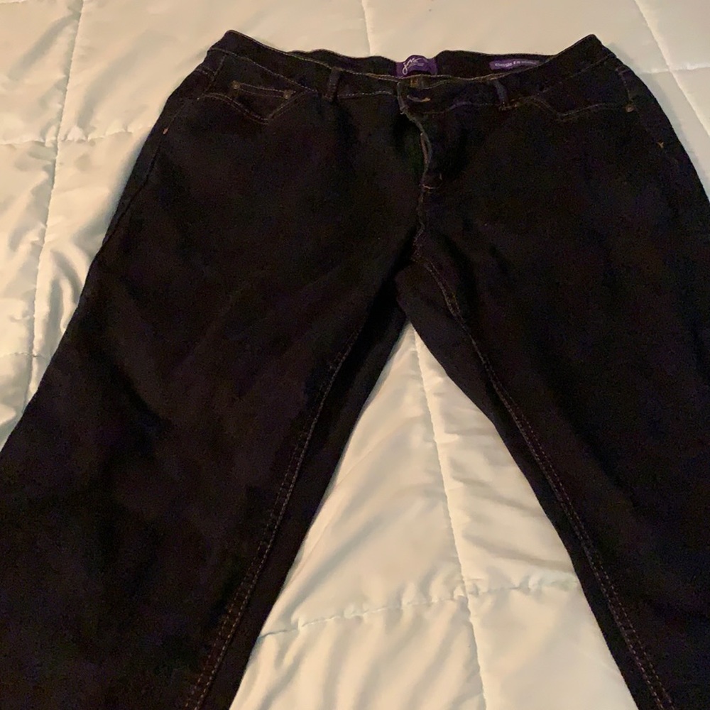 These jeans are classic fit straight bottom
